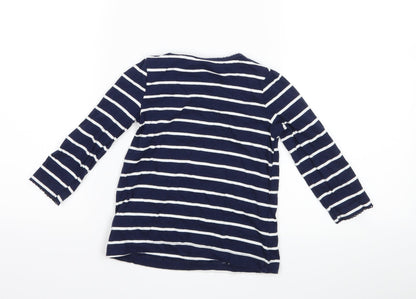 Topolino Girls Blue Spotted  Basic T-Shirt Size 3 Years  - Christmas Bauble