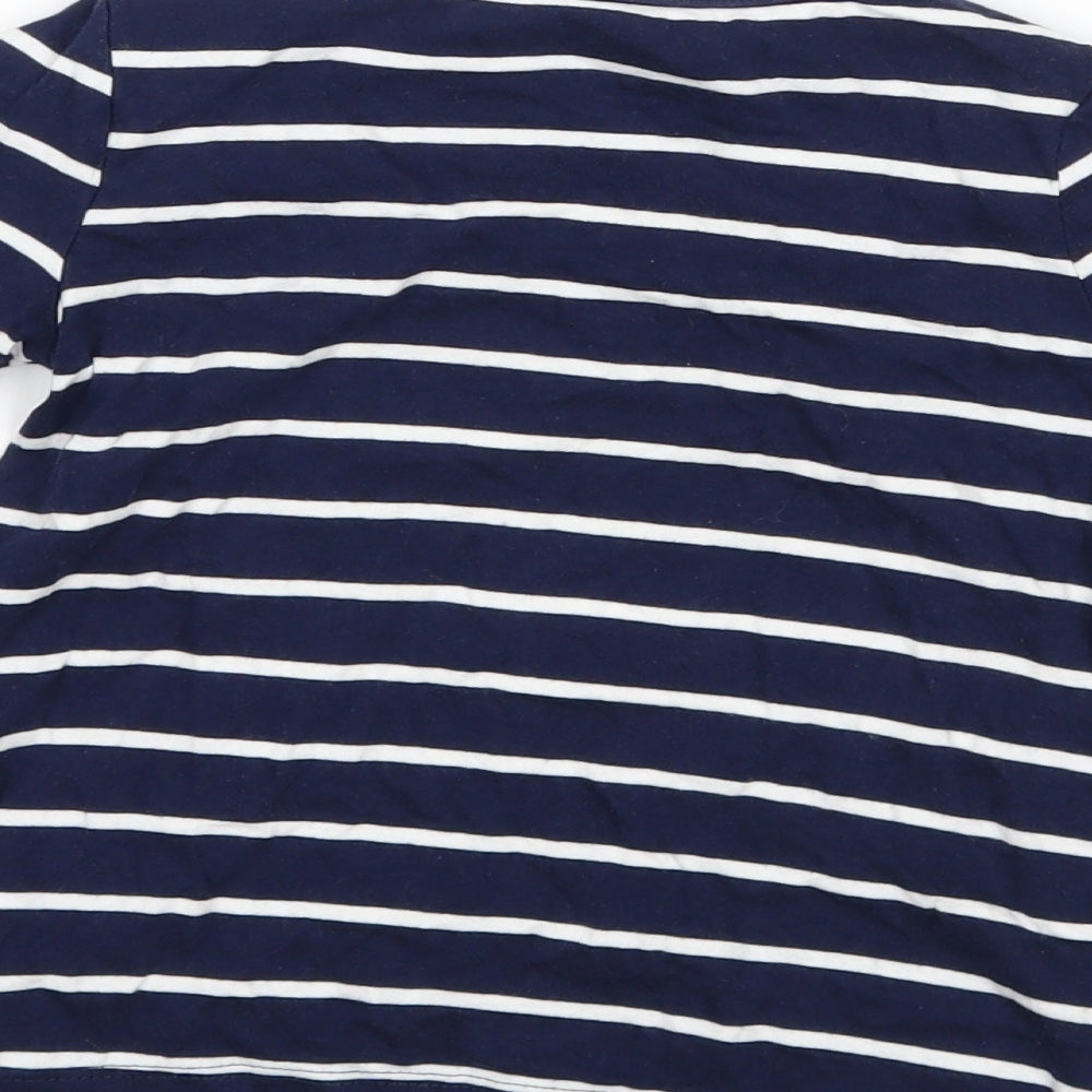 Topolino Girls Blue Spotted  Basic T-Shirt Size 3 Years  - Christmas Bauble