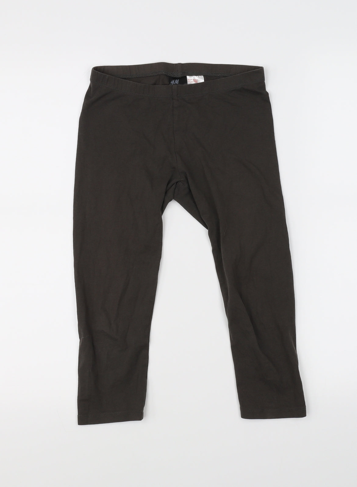 H&M Girls Grey   Cropped Trousers Size 11-12 Years