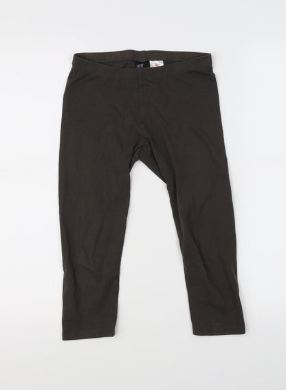 H&M Girls Grey   Cropped Trousers Size 11-12 Years