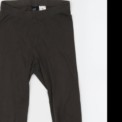 H&M Girls Grey   Cropped Trousers Size 11-12 Years