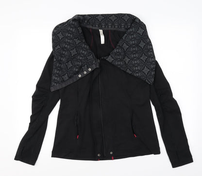 Kyodan Womens Black Geometric  Jacket  Size M