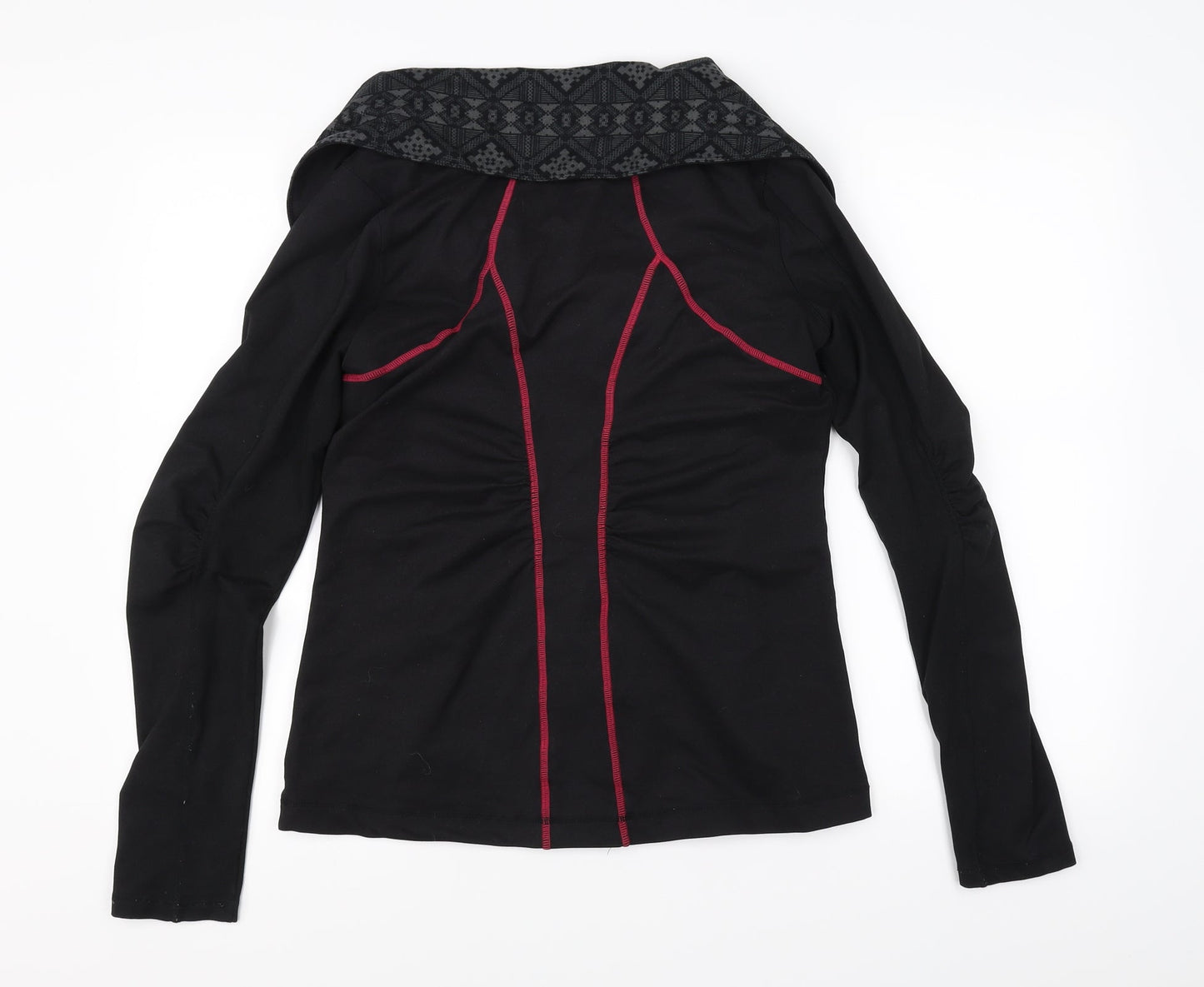 Kyodan Womens Black Geometric  Jacket  Size M