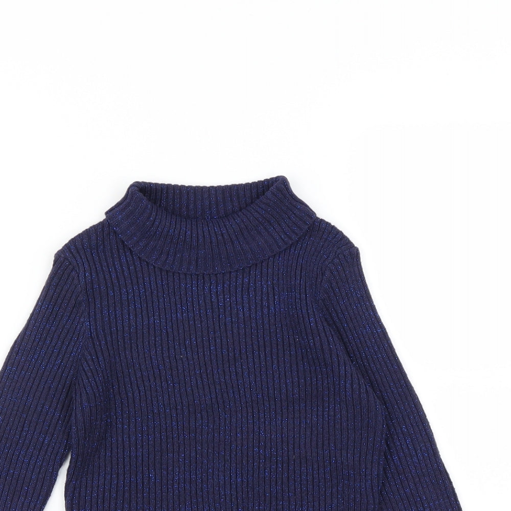 TU Girls Blue   Pullover Sweatshirt Size 7 Years