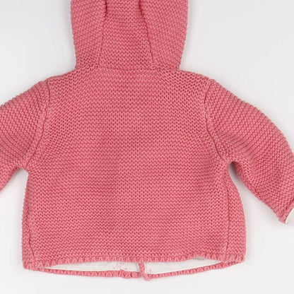 M&S   Orange   Jacket  Size 0-3 Months