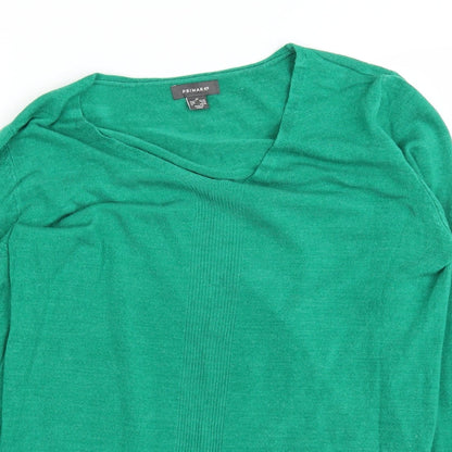 Primark Womens Green   Pullover Jumper Size 12