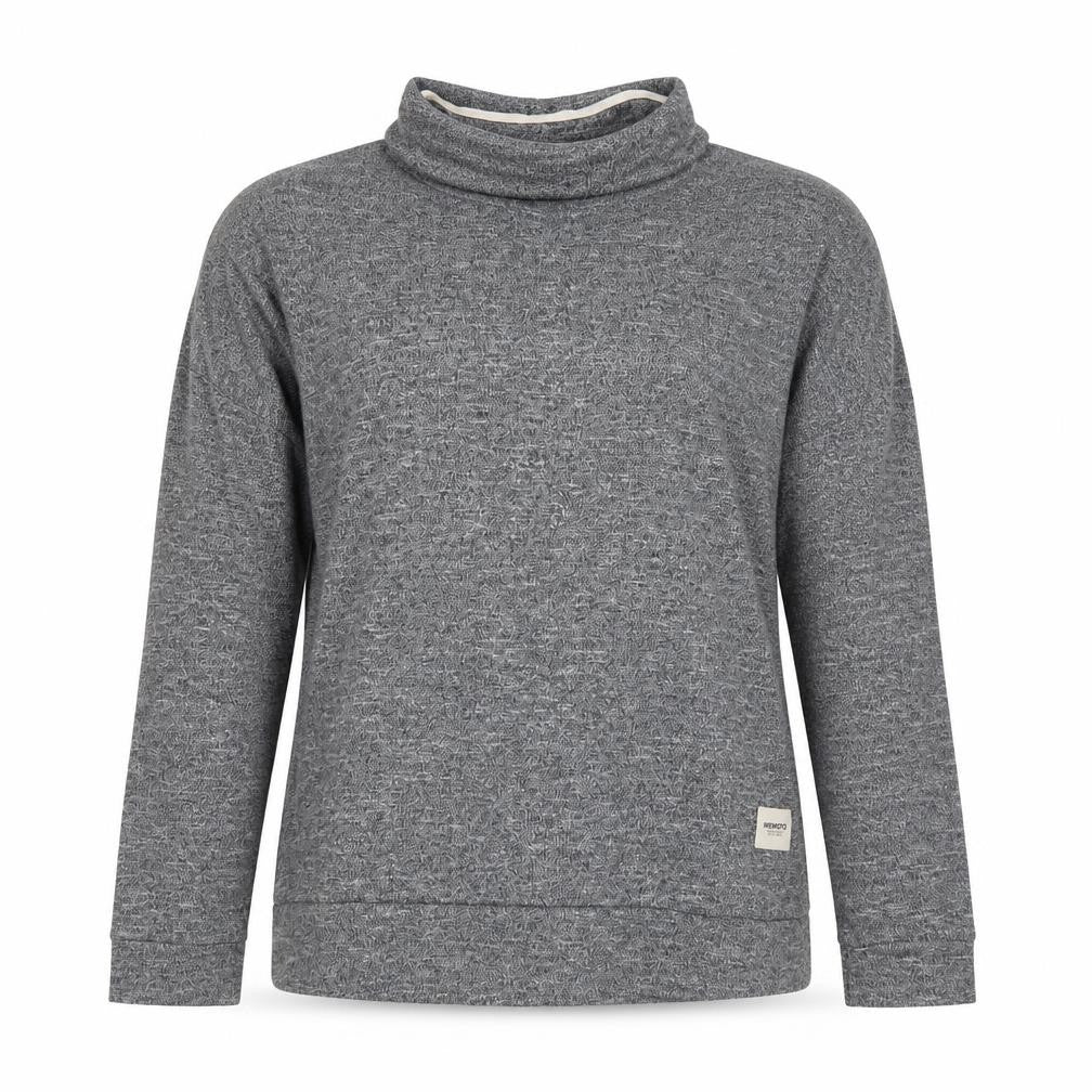 Front view of Wemoto women’s grey basic t-shirt, size M
