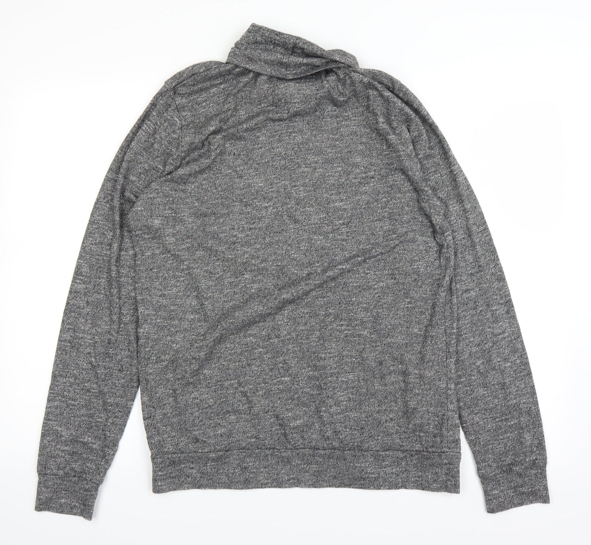Back view of Wemoto women’s grey basic t-shirt, size M