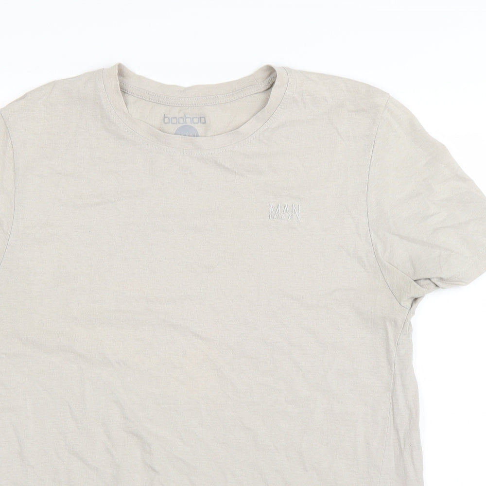 Mens UK Size L Boohoo Grey  T-Shirt