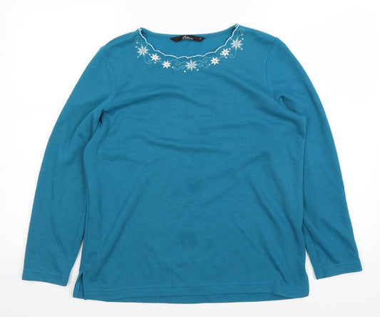 BM Womens Blue   Pullover Jumper Size S