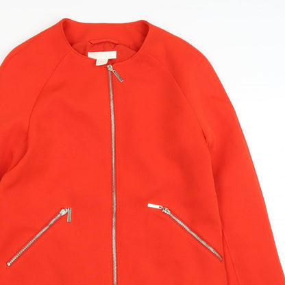 Womens UK Size 8 H&M Red Jacket
