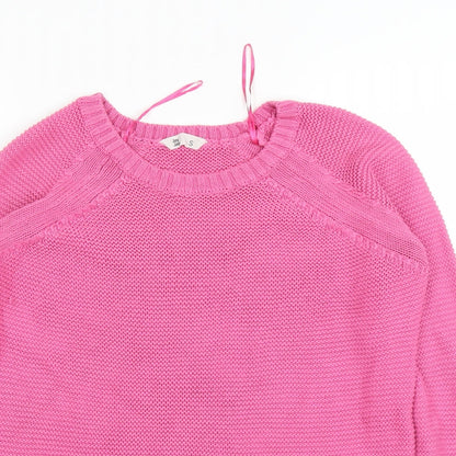 Close-up detail of JAYJAYS women’s pink jumper, size S
