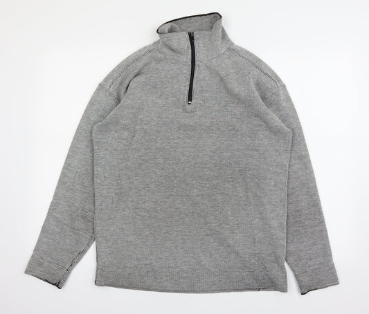 River Island Mens Grey   Pullover Jumper Size M