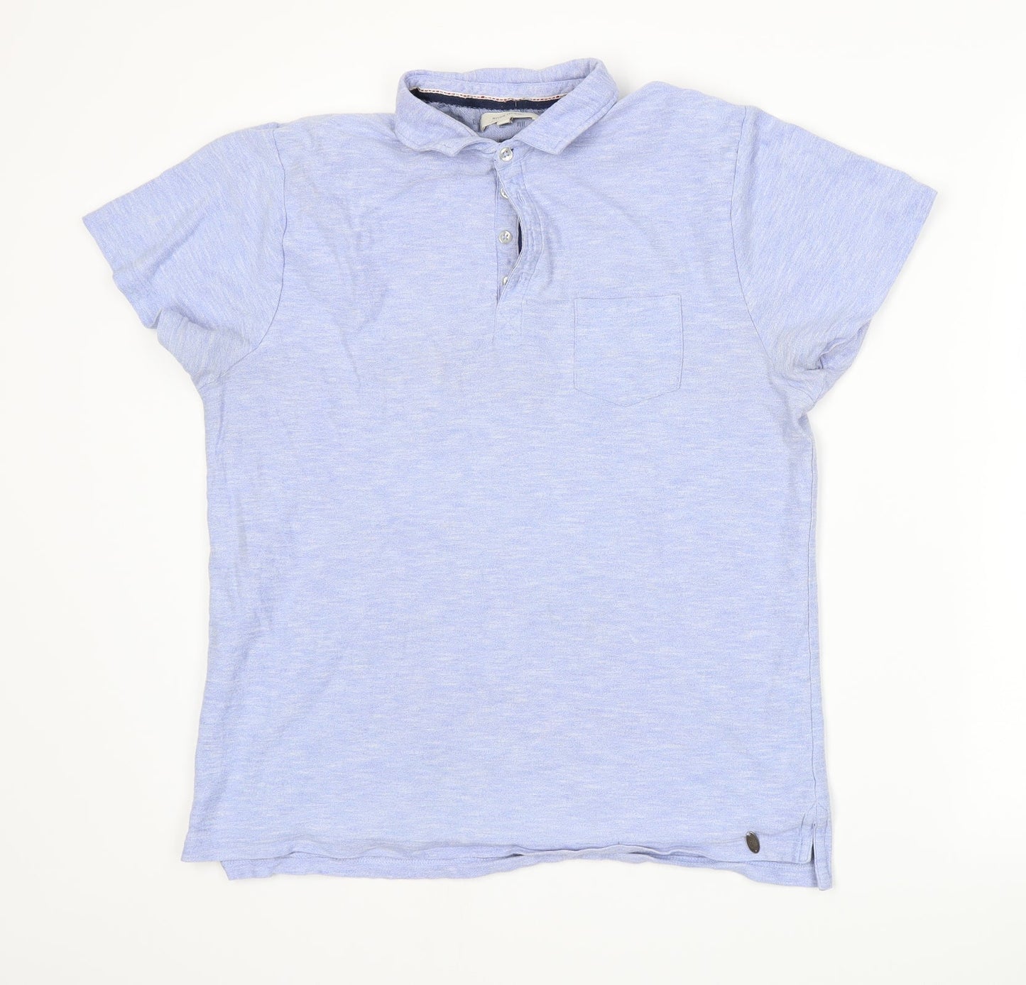 River Island Mens Blue    Polo Size M