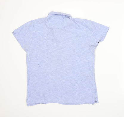 River Island Mens Blue    Polo Size M