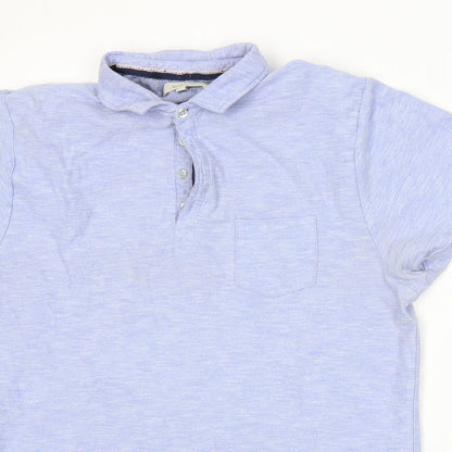 River Island Mens Blue    Polo Size M