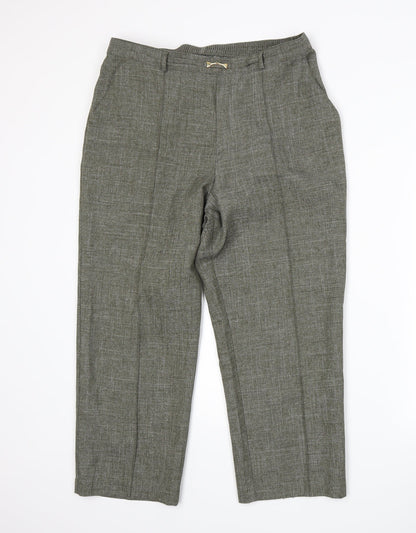 Womens UK Size 14 Marks and Spencer Regular Fit  Grey Trousers