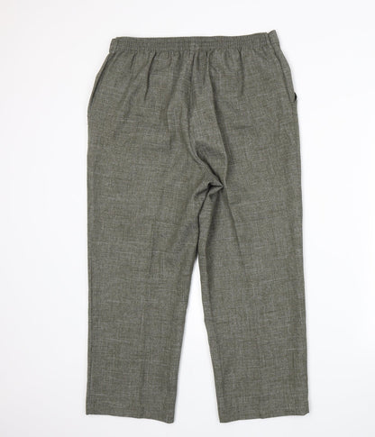 Womens UK Size 14 Marks and Spencer Regular Fit  Grey Trousers