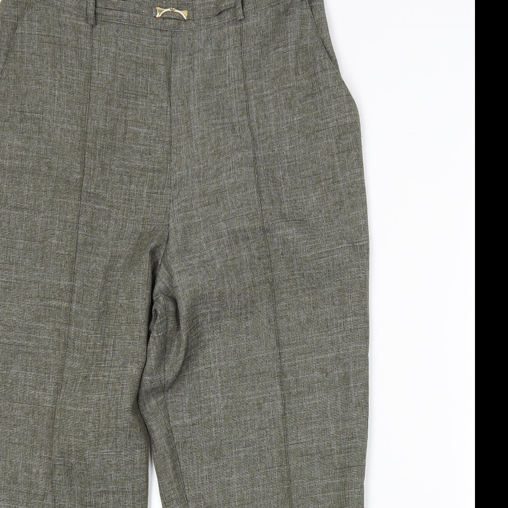 Womens UK Size 14 Marks and Spencer Regular Fit  Grey Trousers