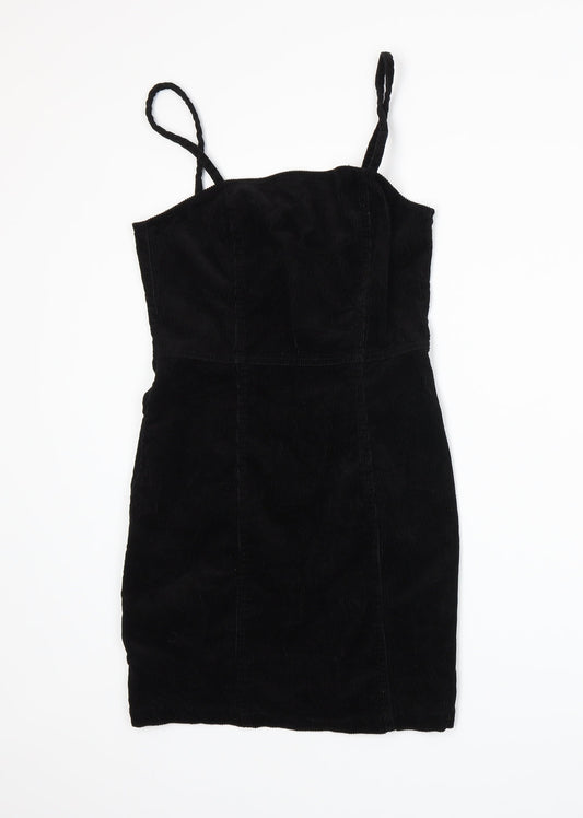 Divided by H&M Womens Black  Corduroy Bodycon  Size 10