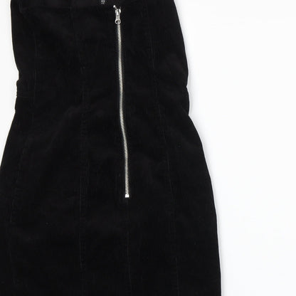 Divided by H&M Womens Black  Corduroy Bodycon  Size 10