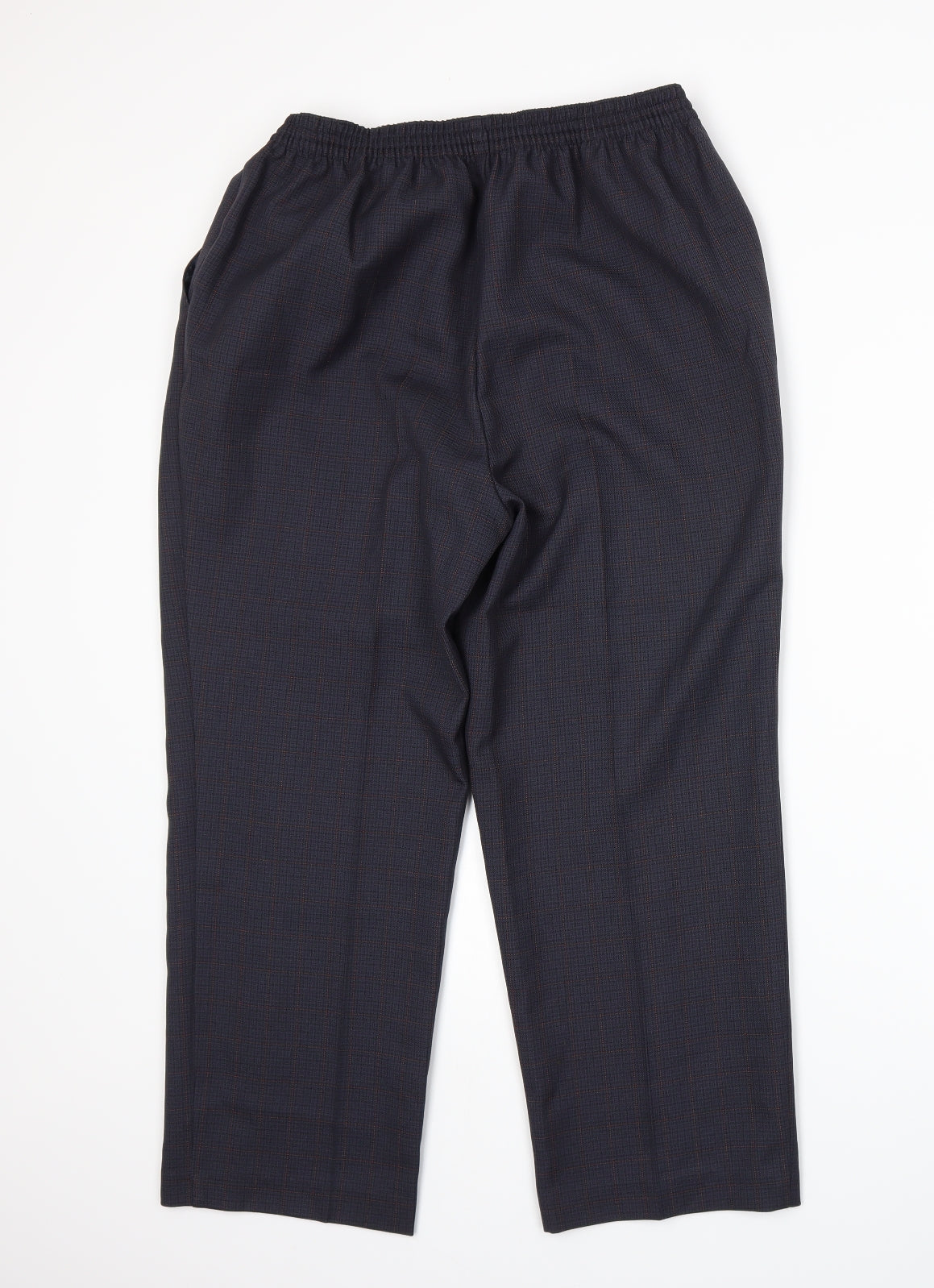 Womens UK Size 16 Marks and Spencer Regular Fit  Blue Trousers