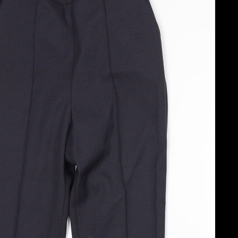 Womens UK Size 16 Marks and Spencer Regular Fit  Blue Trousers