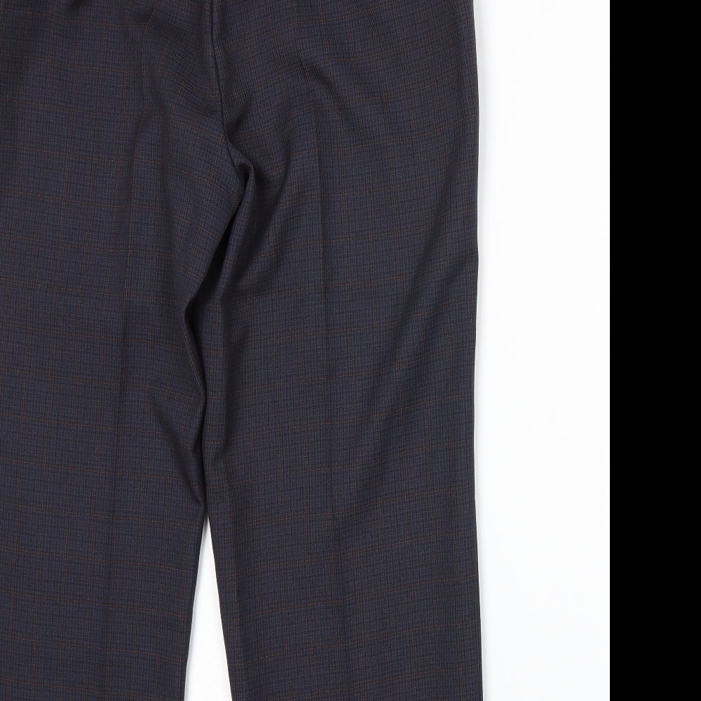 Womens UK Size 16 Marks and Spencer Regular Fit  Blue Trousers