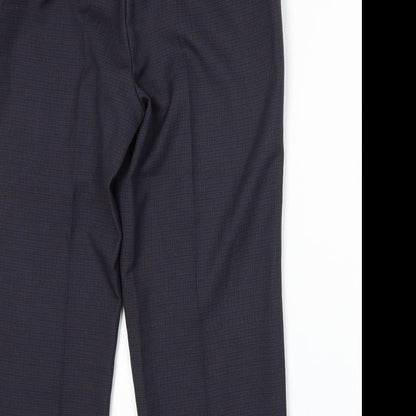 Womens UK Size 16 Marks and Spencer Regular Fit  Blue Trousers
