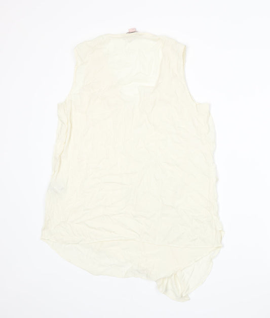 FOREVER 21 Womens Ivory   Basic Tank Size M