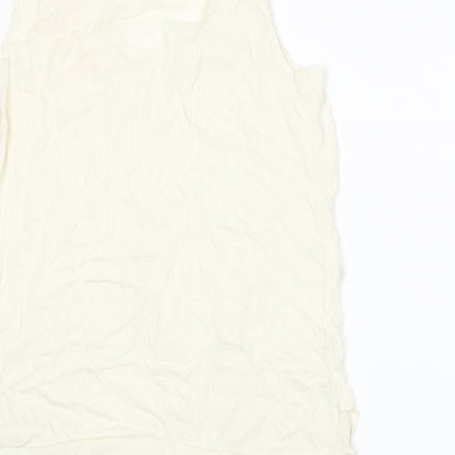 FOREVER 21 Womens Ivory   Basic Tank Size M