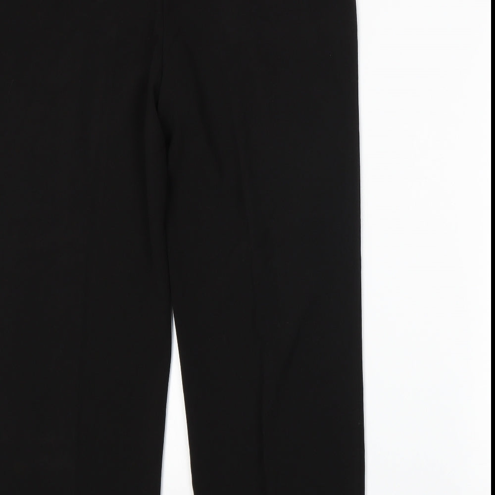 Womens UK Size 16 Isle Regular Fit  Black Trousers