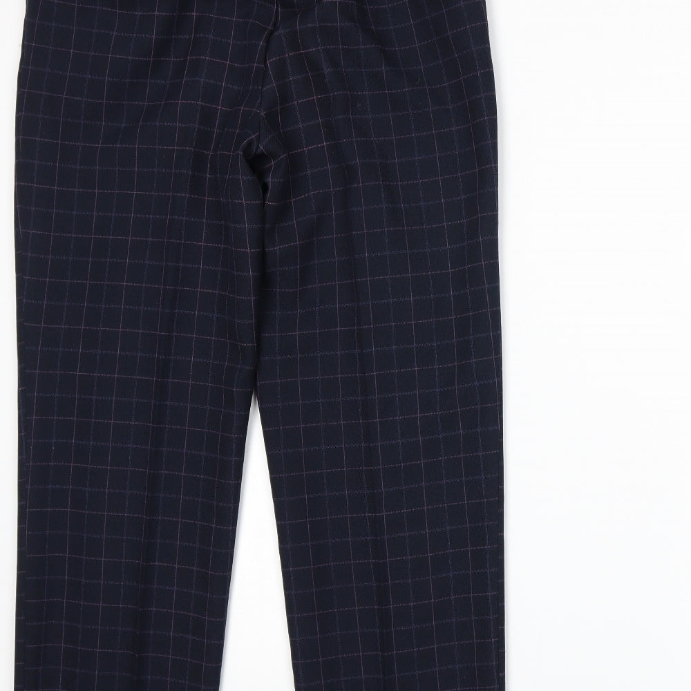 Womens UK Size 12 Marks and Spencer Regular Fit  Blue Trousers