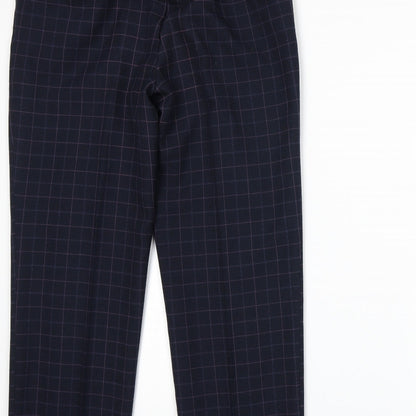 Womens UK Size 12 Marks and Spencer Regular Fit  Blue Trousers