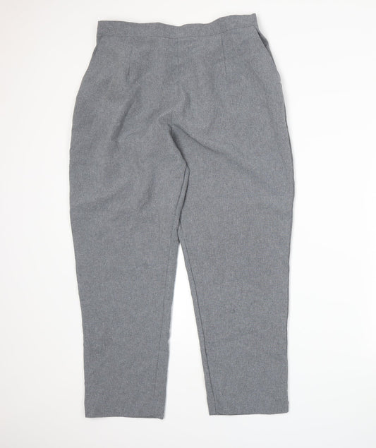 Womens UK Size 18 Essentials Regular Fit  Grey Trousers