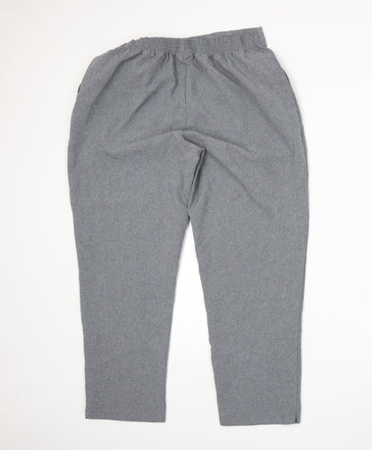 Womens UK Size 18 Essentials Regular Fit  Grey Trousers