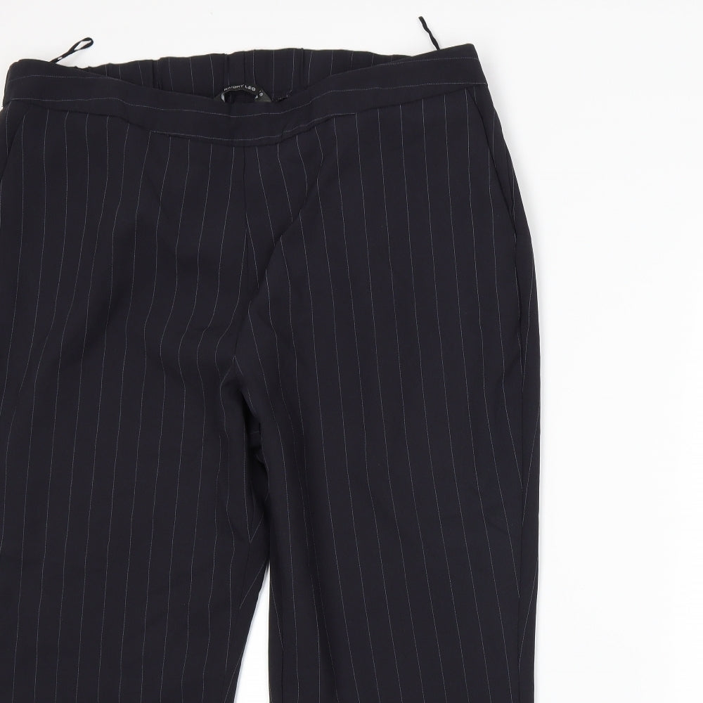 Womens UK Size 18 Bonmarché Regular Fit  Blue Trousers