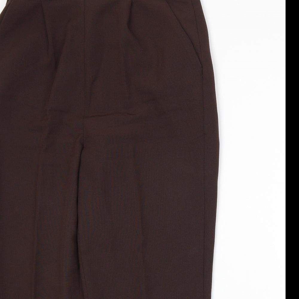 Womens UK Size 18 BM Regular Fit  Brown Trousers