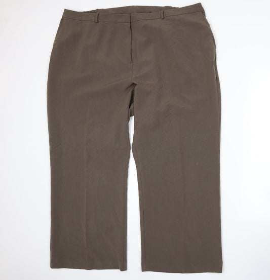 Anthology Womens Brown   Trousers  Size 24 L28 in