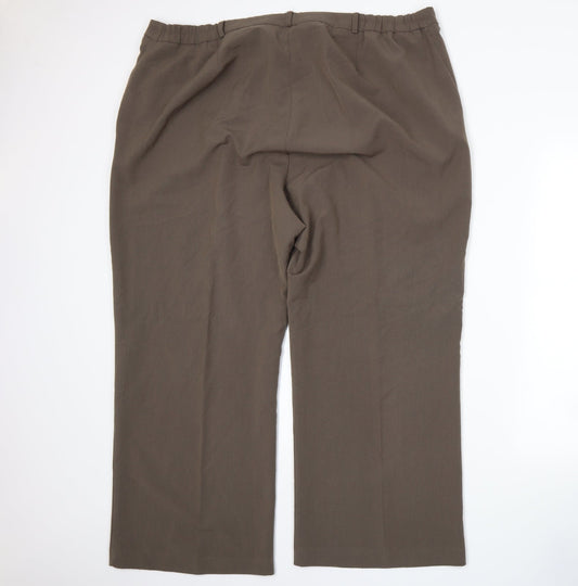 Anthology Womens Brown   Trousers  Size 24 L28 in