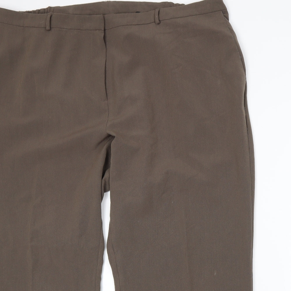 Anthology Womens Brown   Trousers  Size 24 L28 in