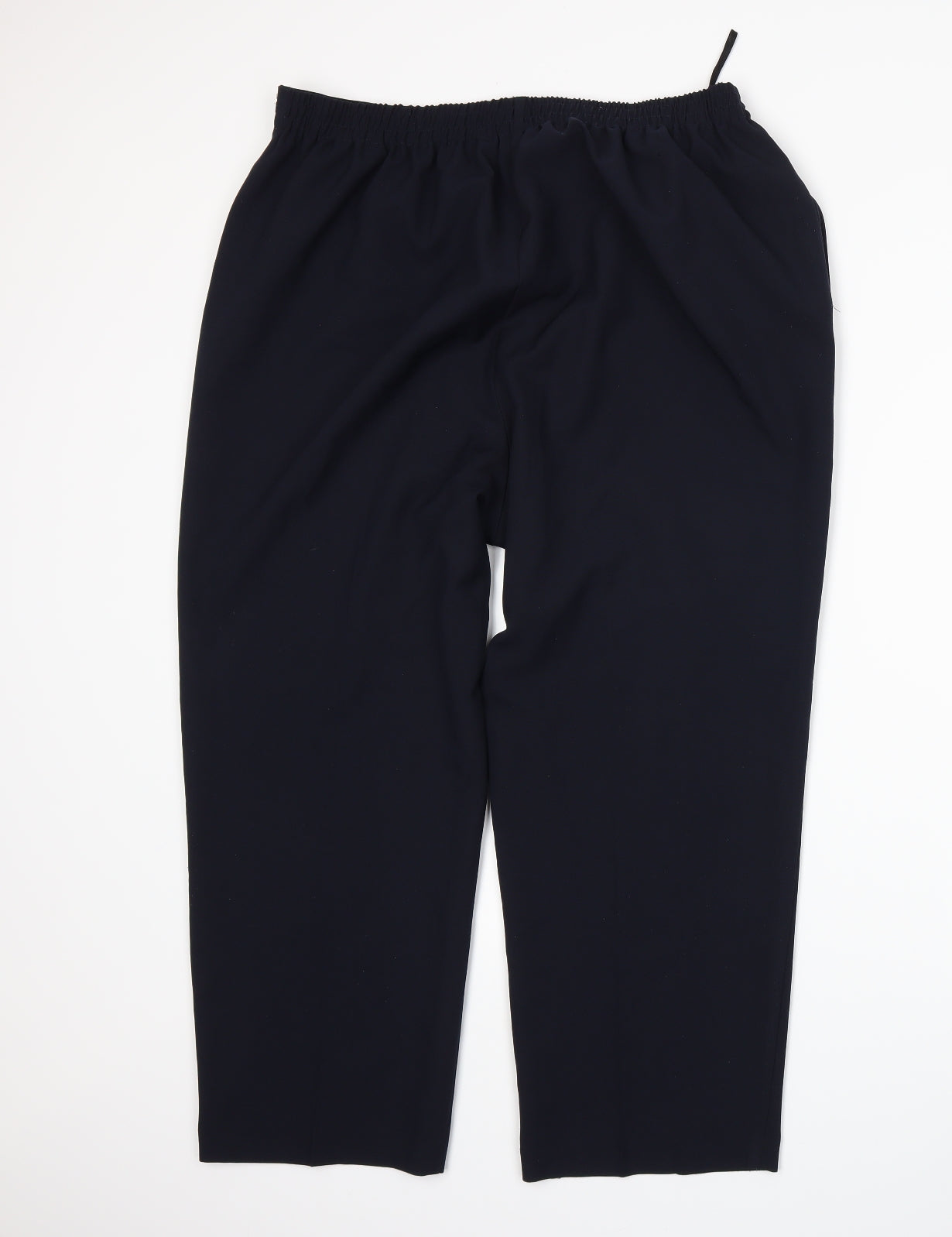 Womens UK Size 18 BM Regular Fit  Blue Trousers