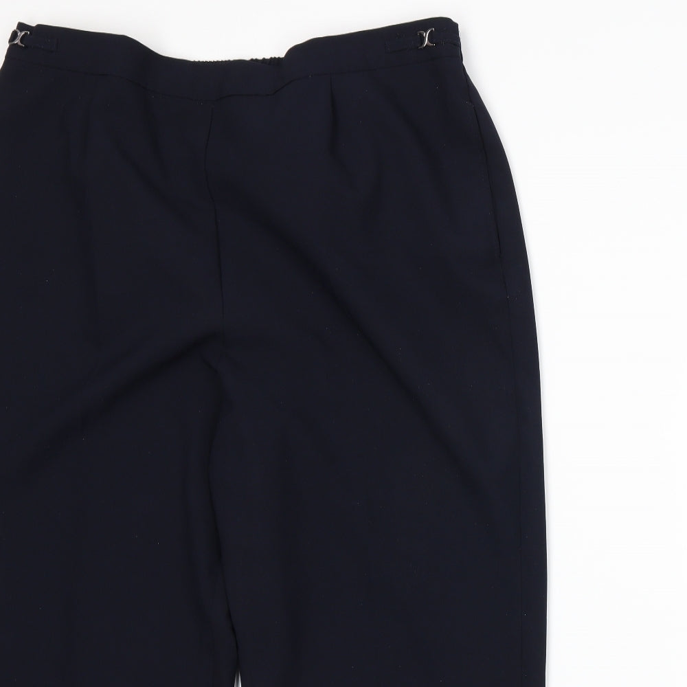 Womens UK Size 18 BM Regular Fit  Blue Trousers