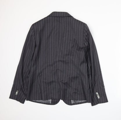 Womens UK Size 12 Brooks Brothers Regular Grey Suit Jacket