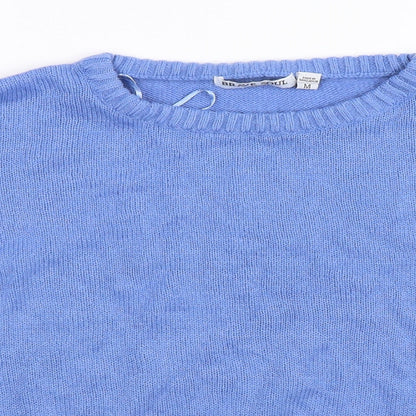 Brave Soul Womens Blue  Knit Pullover Jumper Size M