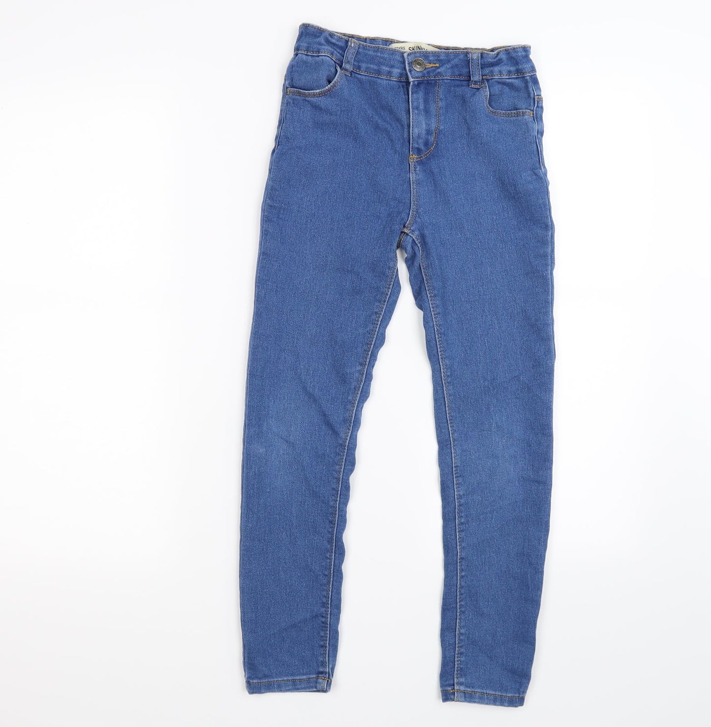 denim  Girls Clear Batik Denim Skinny Jeans Size 9-10 Years