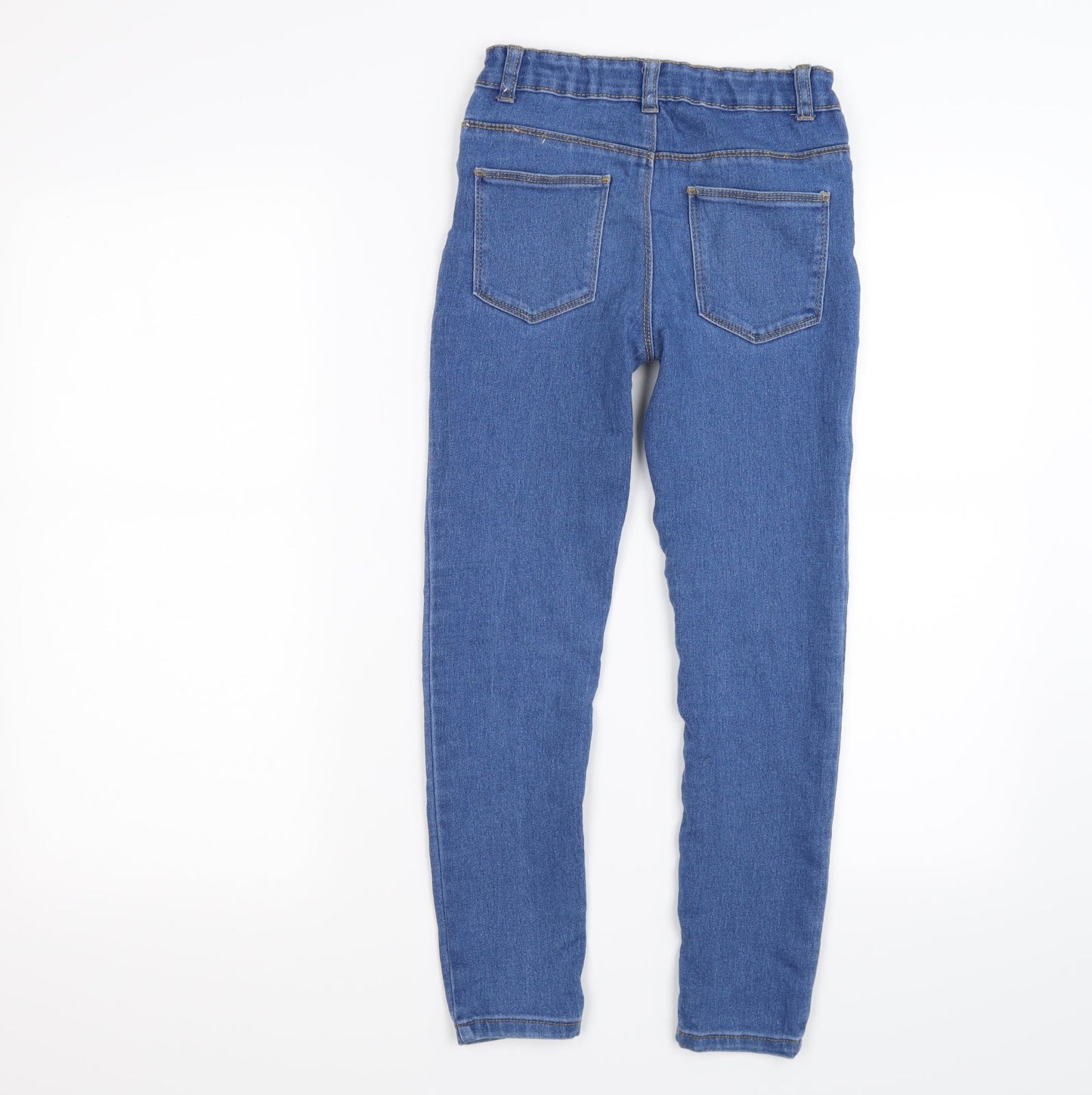 denim  Girls Clear Batik Denim Skinny Jeans Size 9-10 Years