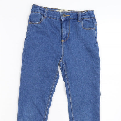 denim  Girls Clear Batik Denim Skinny Jeans Size 9-10 Years