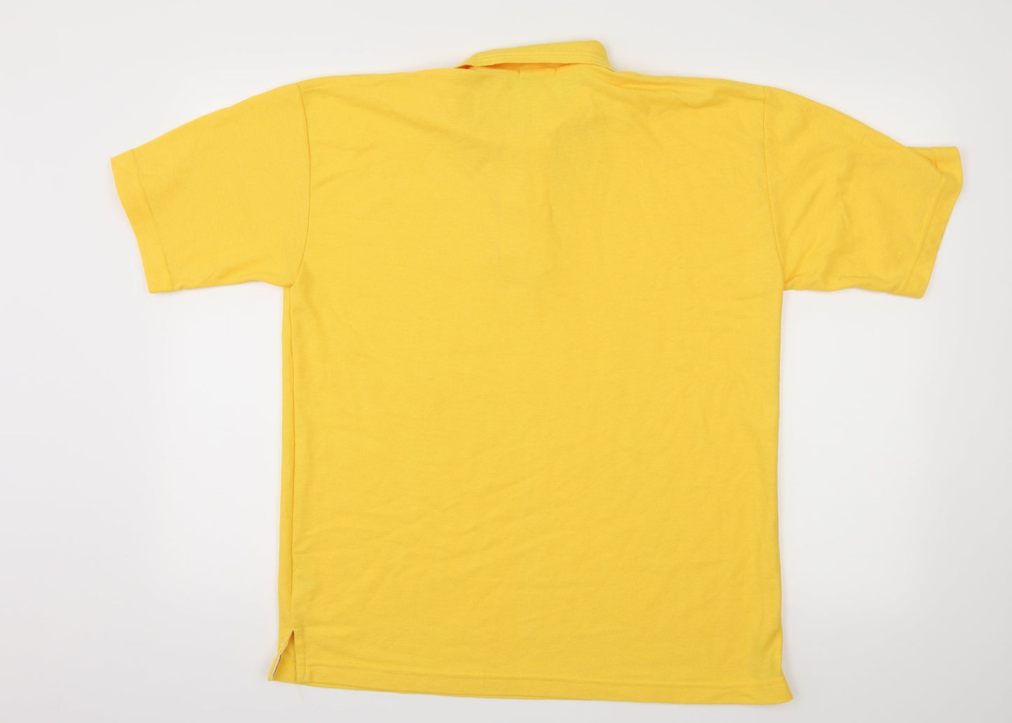 Highpoint Mens Yellow  Jersey  Polo Size M