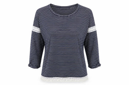 Womens UK Size 10 Atmosphere Blue Basic T-Shirt